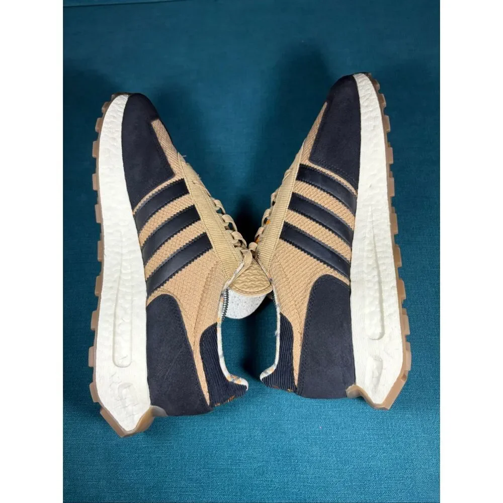 Adidas Retropy E5 Beige Navy Orange Men’s Size 13 Boost Lifestyle Sneakers GX657